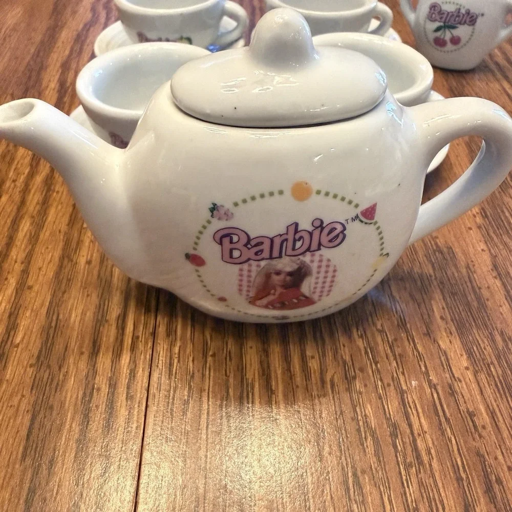 Barbie Mattel China Tea Party Porcelain Pieces Vintage‎ 1994